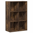 Furinno LUDER 6-Cube Open Shelves Bookcase. 11.6 x 23.9 x 35.7. Amber Pine