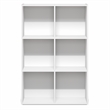 Furinno LUDER 6-Cube Open Shelves Bookcase. 11.6 x 23.9 x 35.7. White