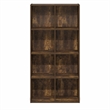Furinno LUDER 8-Cube Open Shelves Bookcase. 11.6 x 23.9 x 47.4. Amber Pine