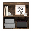 Furinno PASIR 2-Tier Open Shelves Bookcase. 9.5 x 24.6 x 23.7. Amber Pine