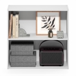 Furinno PASIR 2-Tier Open Shelves Bookcase. 9.5 x 24.6 x 23.7. White
