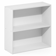 Furinno PASIR 2-Tier Open Shelves Bookcase. 9.5 x 24.6 x 23.7. White