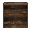 Furinno PASIR 2-Tier Open Shelves Bookcase. 11.6 x 24.6 x 23.7. Amber Pine