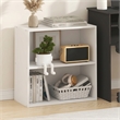 Furinno PASIR 2-Tier Open Shelves Bookcase. 11.6 x 24.6 x 23.7. White