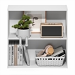 Furinno PASIR 2-Tier Open Shelves Bookcase. 11.6 x 24.6 x 23.7. White