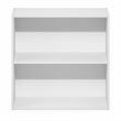 Furinno PASIR 2-Tier Open Shelves Bookcase. 11.6 x 24.6 x 23.7. White