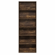 Furinno PASIR 6-Tier Open Shelves Bookcase. 11.6 x 24.6 x 71. Amber Pine