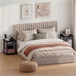 Furinno SIMPLISTIC Set of 2. 2-Tier Nightstand. Bedside Table. Americano