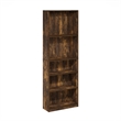 Furinno REED 5-Tier Open Shelf Closet Organizers/Storage. Amber Pine