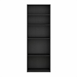Furinno REED 5-Tier Open Shelf Closet Organizers/Storage. Black