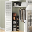 Furinno REED 2-Tier Open Shelf Closet Organizers/Storage. Blackwood
