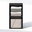 Furinno REED 2-Tier Open Shelf Closet Organizers/Storage. Blackwood