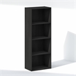 Furinno REED 4-Tier Open Shelf Clothing Storage. Blackwood