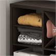 Furinno CUBICLE H-Shelf Cube Insert. Dark Oak (Does Not Fit IKEA Kallax)