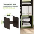 Furinno CUBICLE H-Shelf Cube Insert. Dark Oak (Does Not Fit IKEA Kallax)