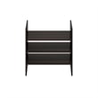 Furinno CUBICLE 3-Shelf Cube Insert. Dark Oak (Does Not Fit IKEA Kallax)