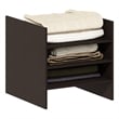 Furinno CUBICLE 3-Shelf Cube Insert. Dark Oak (Does Not Fit IKEA Kallax)