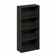 Furinno BASIC 4-Tier Open Shelf CD Rack & DVD Shelf. 7 x 17 x 35. Espresso