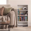 Furinno BASIC 4-Tier Open Shelf CD Rack & DVD Shelf. 7 x 17 x 35. White