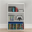 Furinno BASIC 3-Tier Cube Storage Organizer Open Shelf. 7 x 17 x 26. White