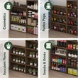 Furinno BASIC 3-Tier Cube Storage Organizer. 7 x 24 x 26. Amber Pine