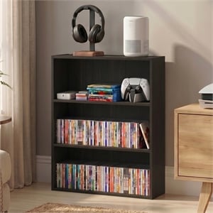 Furinno BASIC 3-Tier Cube Storage Organizer. 7 x 24 x 26. Espresso