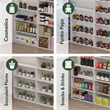 Furinno BASIC 3-Tier Cube Storage Organizer Open Shelf. 7 x 24 x 26. White