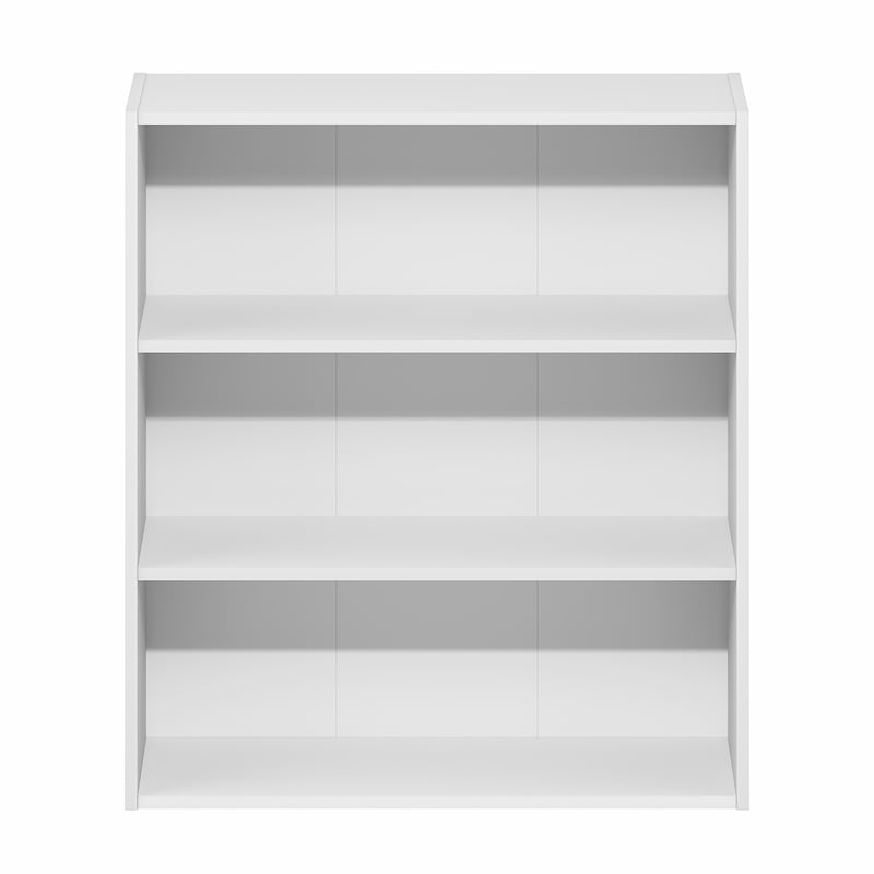 Furinno BASIC 3-Tier Cube Storage Organizer Open Shelf. 7 x 24 x 26. White
