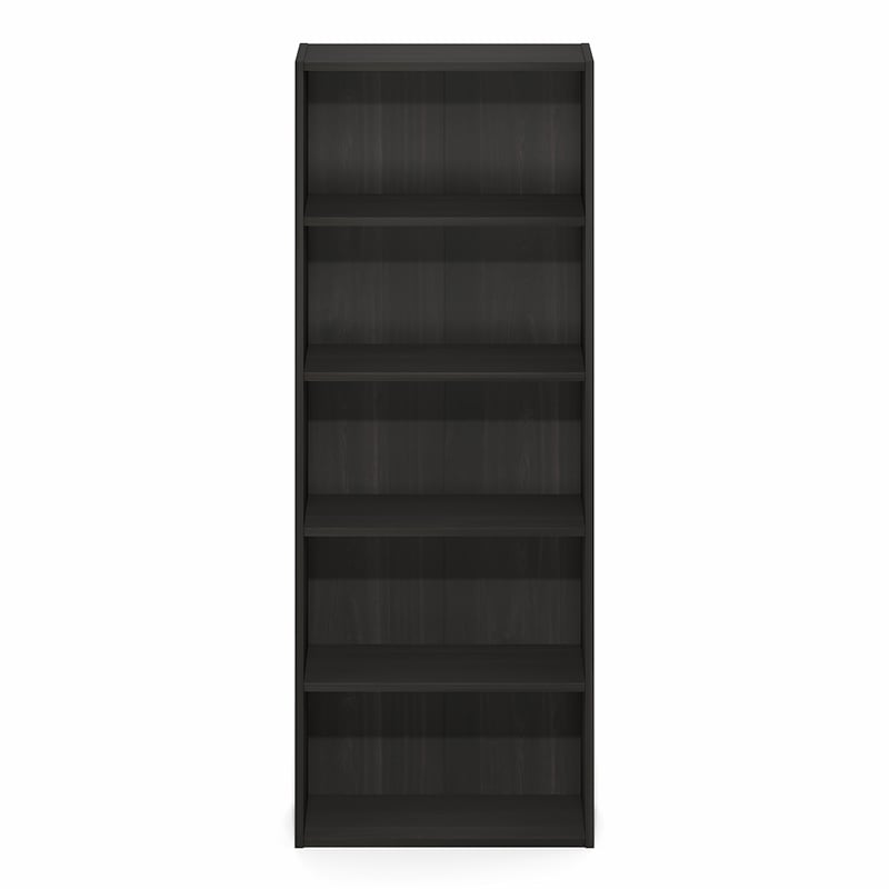 Furinno BASIC 5-Tier Cube Storage Organizer. 7 x 17 x 44. Espresso