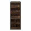 Furinno BASIC 5-Tier Cube Storage Organizer. 11 x 17 x 44. Amber Pine