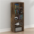 Furinno BASIC 5-Tier Cube Storage Organizer. 11 x 17 x 44. Amber Pine