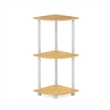 Furinno Turn-N-Tube 3-Tier Toolless Corner Closet Organizers/Storage. Beech