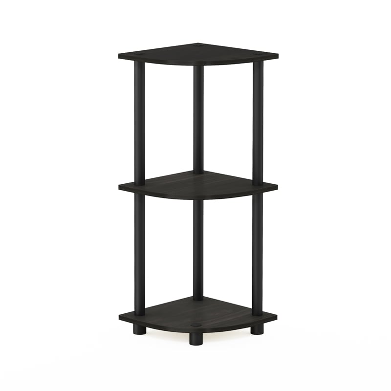 Furinno Turn-N-Tube 3-Tier Corner Closet Organizers/Storage. Espresso
