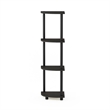 Furinno Turn-N-Tube 4-Tier Toolless Corner Closet Organizers. Espresso