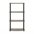 Furinno Turn-N-Tube 4-Tier Toolless Closet Organizers/Storage. French Oak
