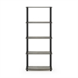 Furinno Turn-N-Tube 5-Tier Toolless Closet Organizers/Storage. French Oak