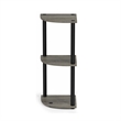 Furinno Turn-N-Tube 3-Tier Corner Closet Organizers/Storage. French Oak