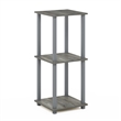 Furinno SIMPLISTIC Set of 2. 2-Tier Nightstand. Bedside Table. French Oak