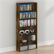 Furinno BASIC 6-Tier Open Shelf Cube Storage Organizer. Amber Pine