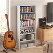 Furinno BASIC 6-Tier Open Shelf Cube Storage Organizer. 7 x 24 x 53. White