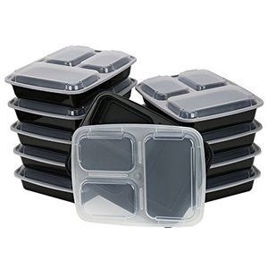 heim concept plastic premium meal prep food container (set of 10)