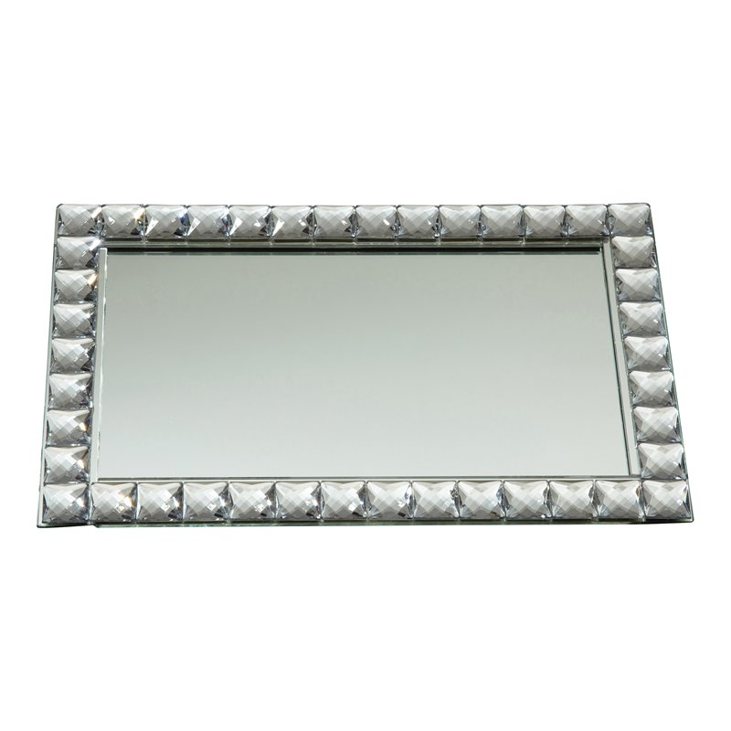 Vanity Mirror Tray in Black Medium