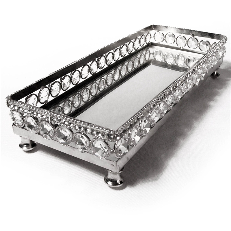 Vanity Mirror Tray in Black Medium