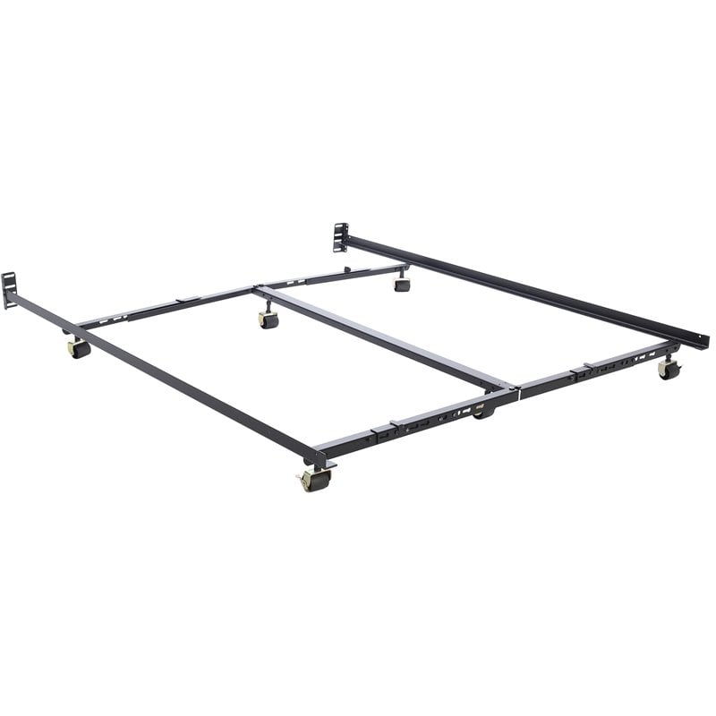 Low Profile Premium Lev-R-Lock 6-Legs Bed Frame Twin/Full/Queen/Cal King/E. King