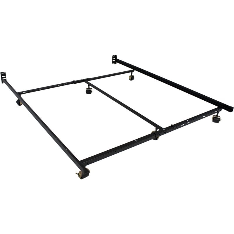 Low Profile Premium Lev-R-Lock 6-Legs Bed Frame Twin/Full/Queen/Cal King/E. King