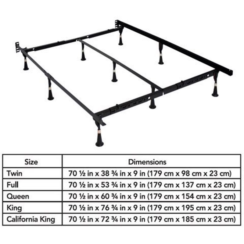 Premium Bed Frame Patent 9-414-690 & 10-321-768 Twin/Full/Queen/King/Cal. King