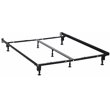 Mega Multi-Fit Bed Frame Twin/Full/Queen/King/Cal. King Heavy Duty in Coffee
