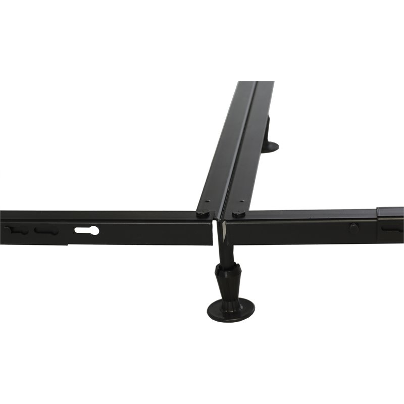 Mega Multi-Fit Bed Frame Twin/Full/Queen/King/Cal. King Heavy Duty in Coffee