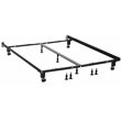 Mega Multi-Fit Bed Frame Twin/Full/Queen/King/Cal. King Heavy Duty in Coffee
