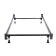 Hollywood Bed Frame Headboard & Footboard Bed Frame Twin/Full with 4-Glides